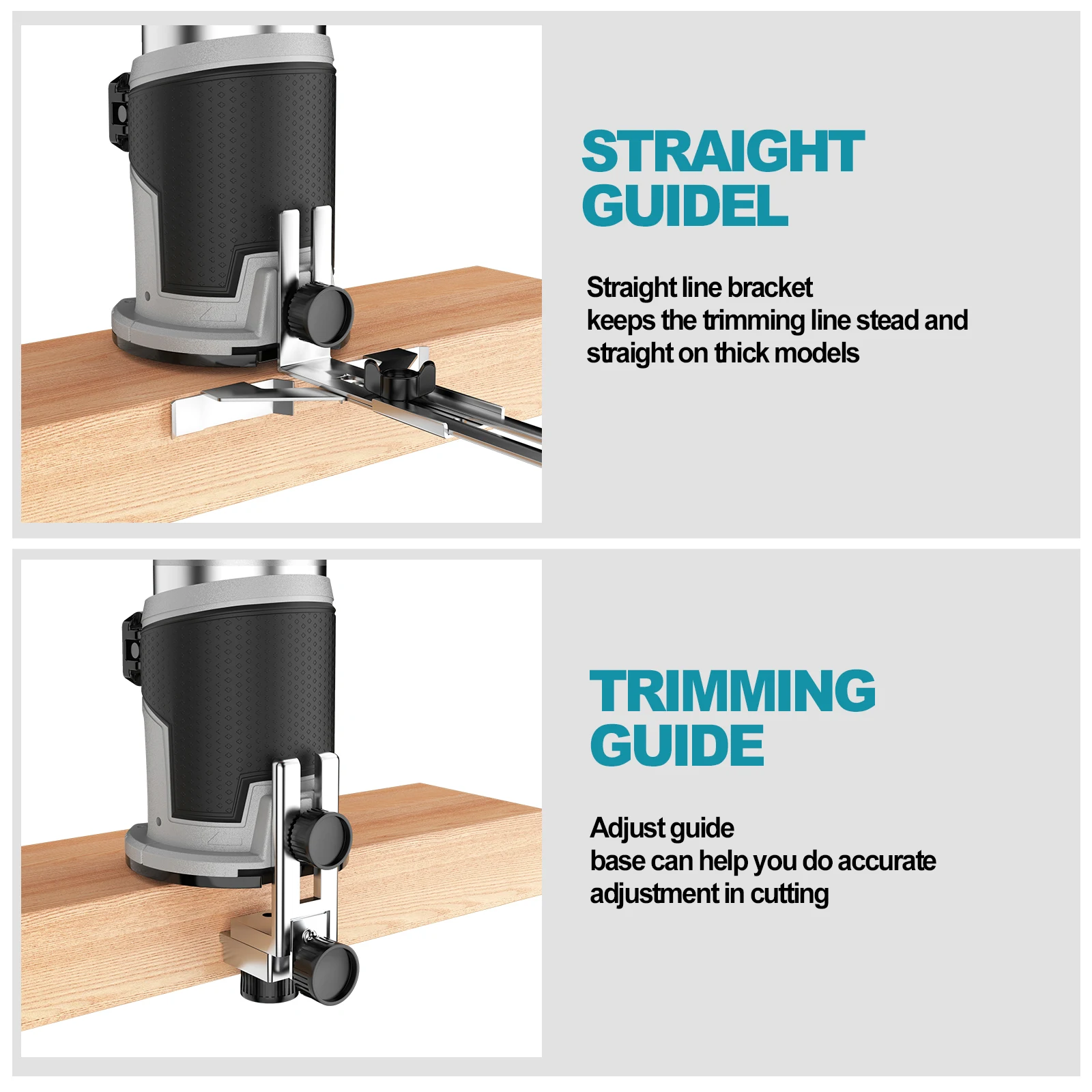 6 Speeds Brushless Electric Trimmer Machine Wood Router Plunge Router Milling Engraving Slotting Machine