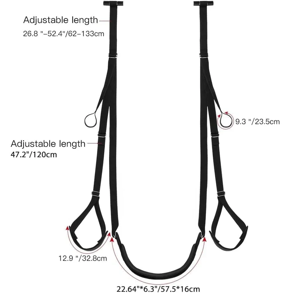 Door Sex Swings for Adult Couples Sex Position Furniture Adjustable Straps Bondage Restraint BDSM Toy Sexyshop Erotic Toys