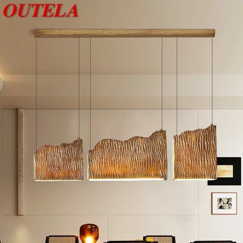 

OUTELA Nordic Pendent Lamp American Retro Dining Room Bar CreativityCoffee Shop Clothing Store Decoration Chandelier