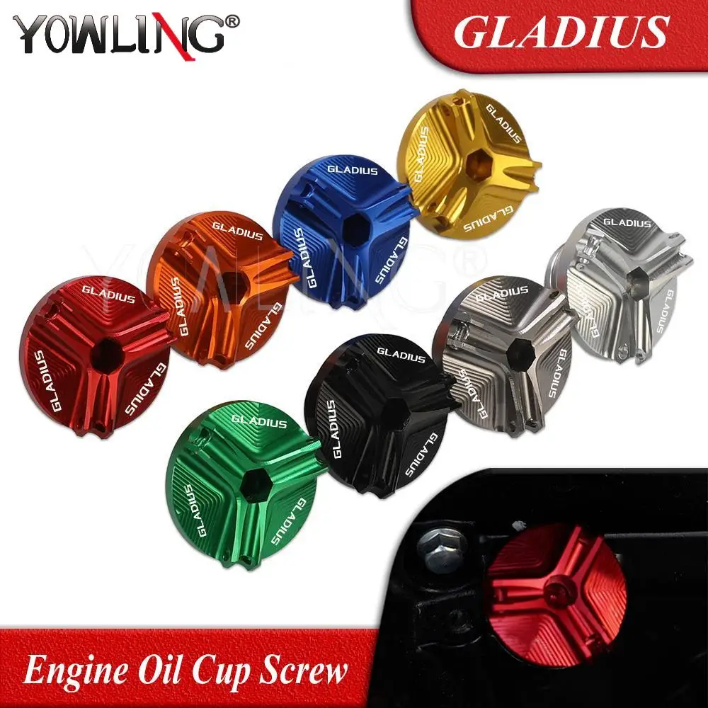 

M20*1.5 Motorcycle Engine Oil Cup Filter Fuel Filler Tank Cover Cap Screw FOR SUZUKI GLADIUS 2009 2010 2011 2012 2013 2014 2015