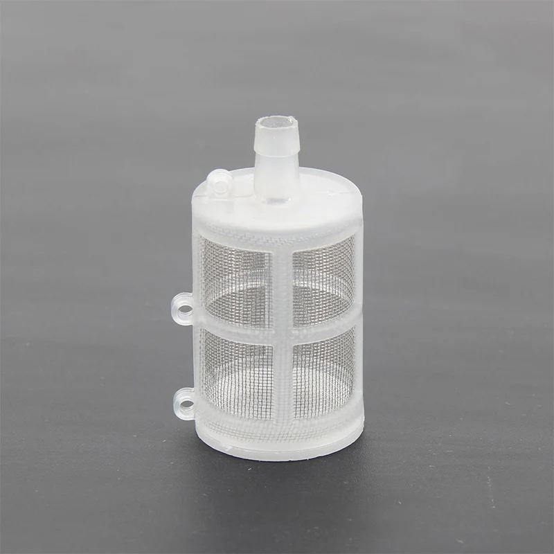 Homebrew Fitting Beer Brewing Equipment Homebrew Kegging 80 Mesh Floating Dip Tube Filter Attachment 1/4"(6.5mm) Barb SS304 Mesh PP Clover Removable End Cap