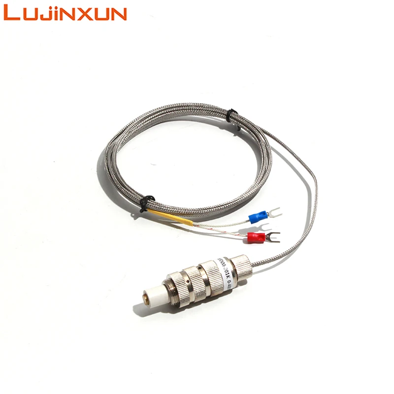 Sensor de Temperatura Magnético Forte 0350 Graus k do Par Termoelétrico da Adsorção de Lujinxun tipo Plugue com Fio Blindado de Aço Inoxidável