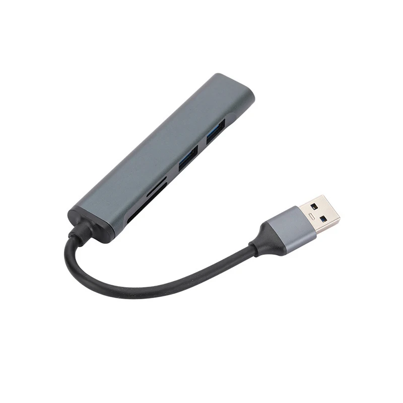 

Высокоскоростной USB-концентратор с портом USB 3,0 и кардридером