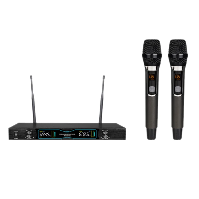 

Беспроводной микрофон W520 UHF, настоящий U-сегмент, Регулируемая частота, непоследовательная частота, антивоющий микрофон