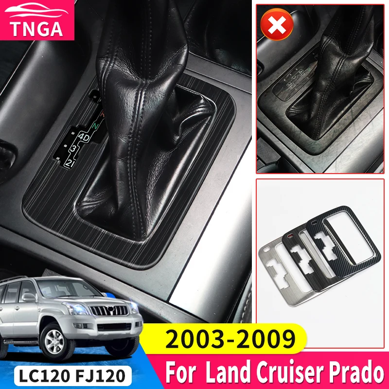 

For 2003-2009 Toyota Land Cruiser Prado 120 LC120 FJ120 Interior Decoration Accessories Modified j120 Gearbox Cover 2007 2008