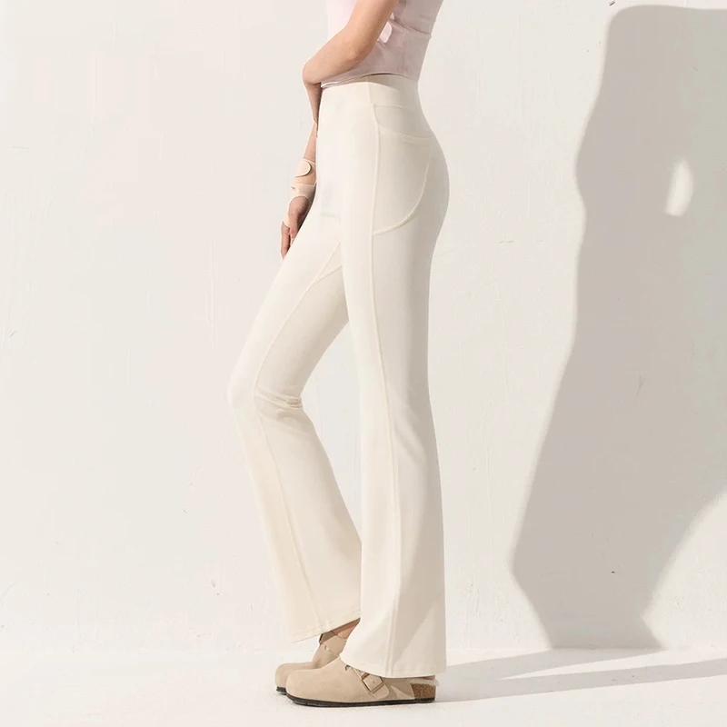 Neue nackte Yoga-Hose mit hoher Taille für Frauen, Micro-Pull-Stretch-Fitness-Unterwäsche, pfirsichfrei, Hüftheben, Abnehmen – Detail 10