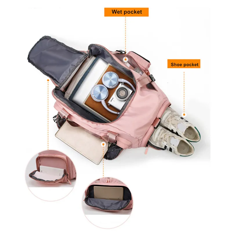 Sports Bag Women's Waterproof Swimming Bolsas For Shoes Large Training Packing Male Travel Shoulder Rucksack Men's Gym Backpacks