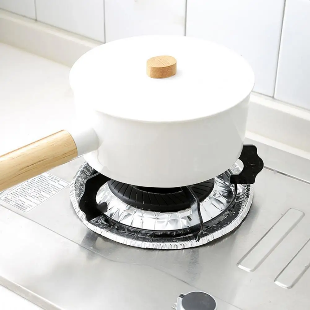 Anti-Fouling Aluminium Foil Stain Resistant Gas Stove Protector for Picnic |