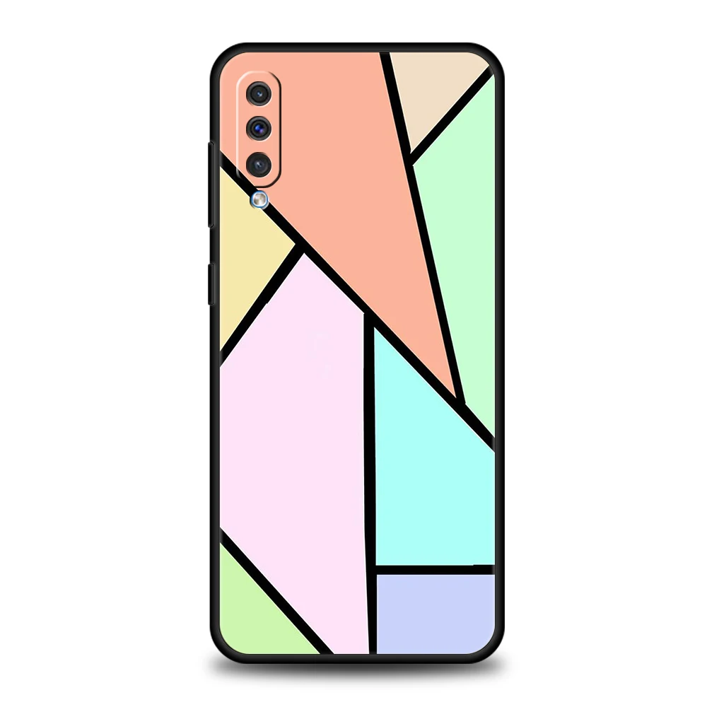Elegant Color Geometry Marble Phone Case - Marble Design Protective Cover
