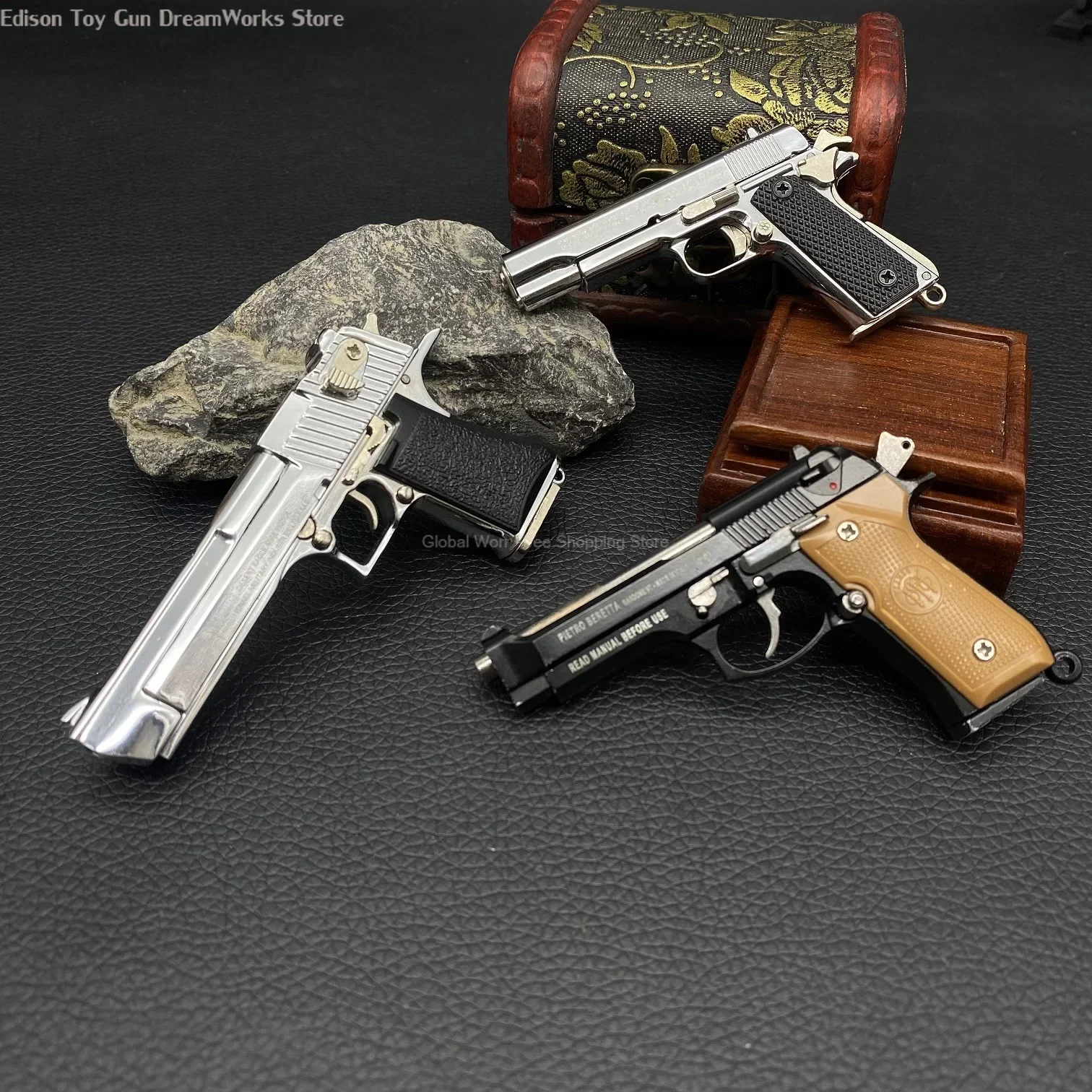 New Mini 1:3 Desert Eagle.50 Eagle Magnum Metal M92F Tiny