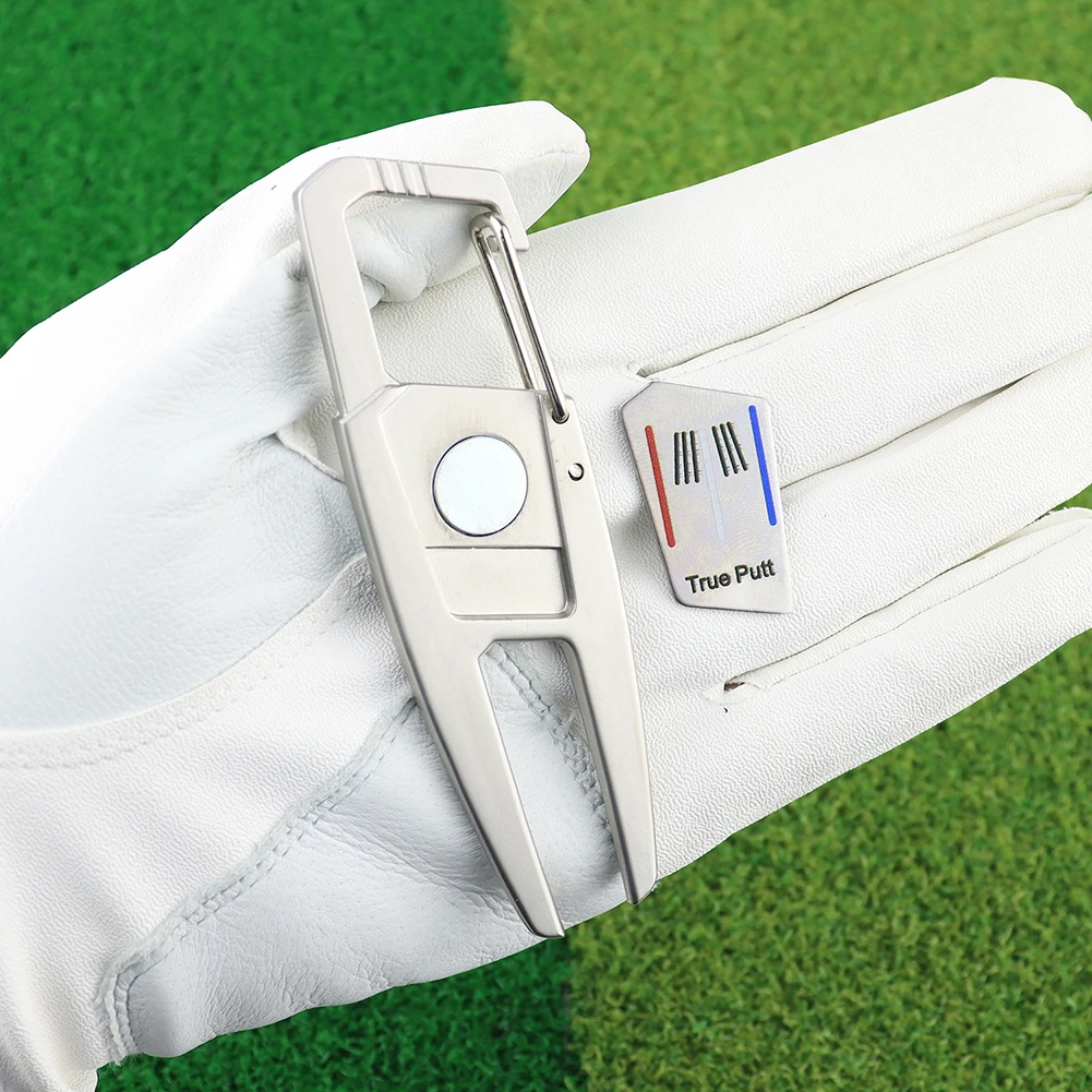 Portable Golf Divot Repair Tool Training Aid Outdoor Golf Pitchfork Multifunctional Pitch Groove Cleaner Golf Sports Accessories