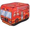 Children Tent Kids Play Tent Toy Foldable Playhouse Cloth Fire Truck Police Car Game House Bus 4