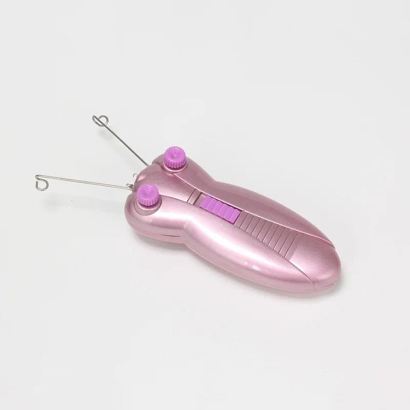 EU Plug Pink Electric Hair Remover Body Facial Hair Removal Defeatherer Women Epilator For Body Leg Arm Cotton Thread Depilator