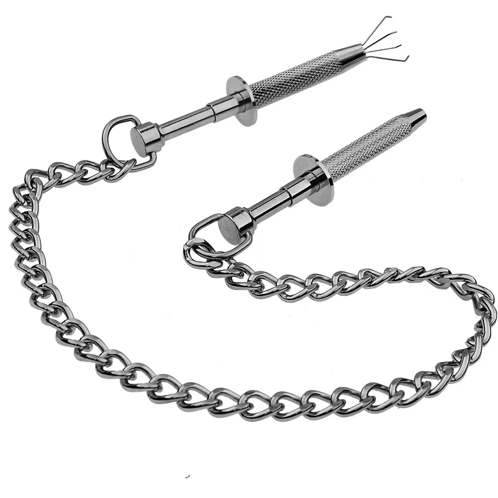 

Stainless Steel Chains Paw Nipple Clamps Sex Toys Nipples Clips Adult Games For Couples Flirt Toys Nipple Clips For Women