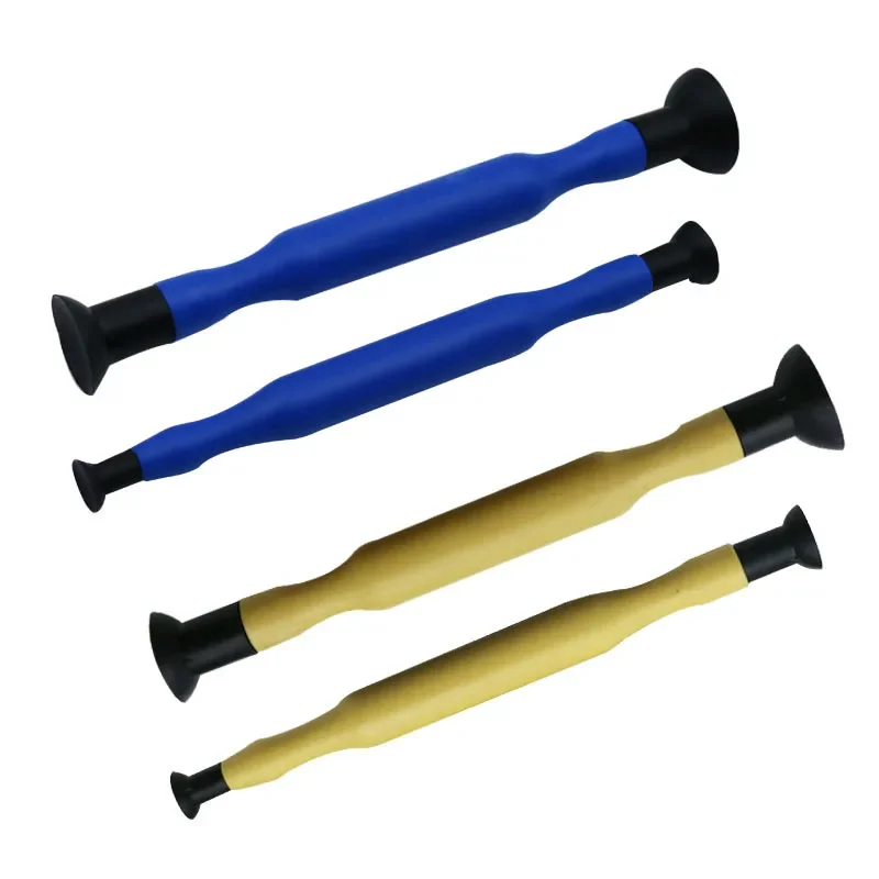 Valve Lapping Sticks 2 Pcs Plastic Grip with Suction Cup for Auto Motorcycle Cylinder Engine Valves dust Grinding tool