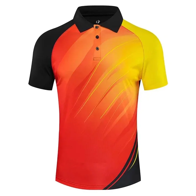 Top Quality Men Women Tennis T-shirt Table Tennis Tee Shirts Couple Print Golf Short Sleeve Volleyball Badminton Uniform Sportwe