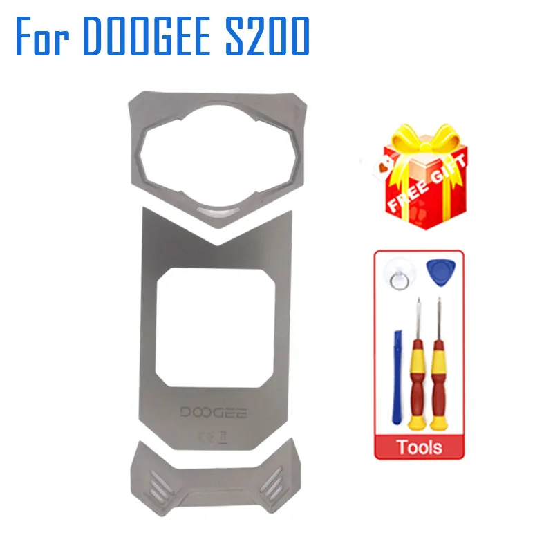 오리지널 DOOGEE S200 배터리 커버, 후면 케이스, 하단 쉘, 상단 하단 장식 부품, DOOGEE S200 스마트폰용 액세서리