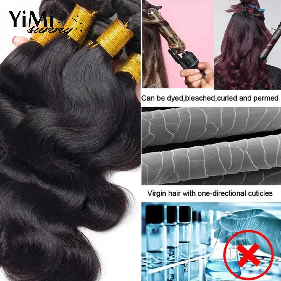 12A Mongolian Body Wave Bundles 100% Unprocessed Virgin Hair Body Wave 4 Bundles Human Hair Weave Deals Natural Black