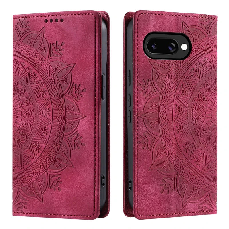 Mandala Leather Magnetic Phone Case Cover