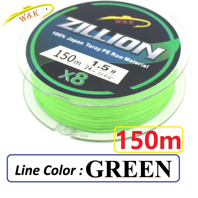 Standard DIA PE Lines at 150m 200m 300m Fishing Line Double Color
