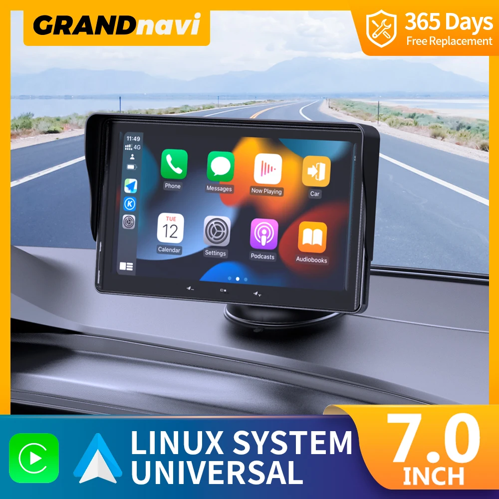 Universal CarPlay Android Auto 7Inch 2 Din Car Radio Autoradio Multimedia  Player For Ford VW Golf 7018 - AliExpress