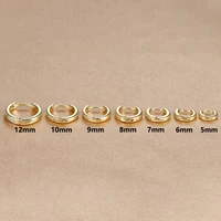 1Pair Stainless Steel Huggie Minimal Hoop Earrings Little Crystal Zirconia Thin Helix Tragus Cartilage Earrings Piercing Jewelry - Image 6