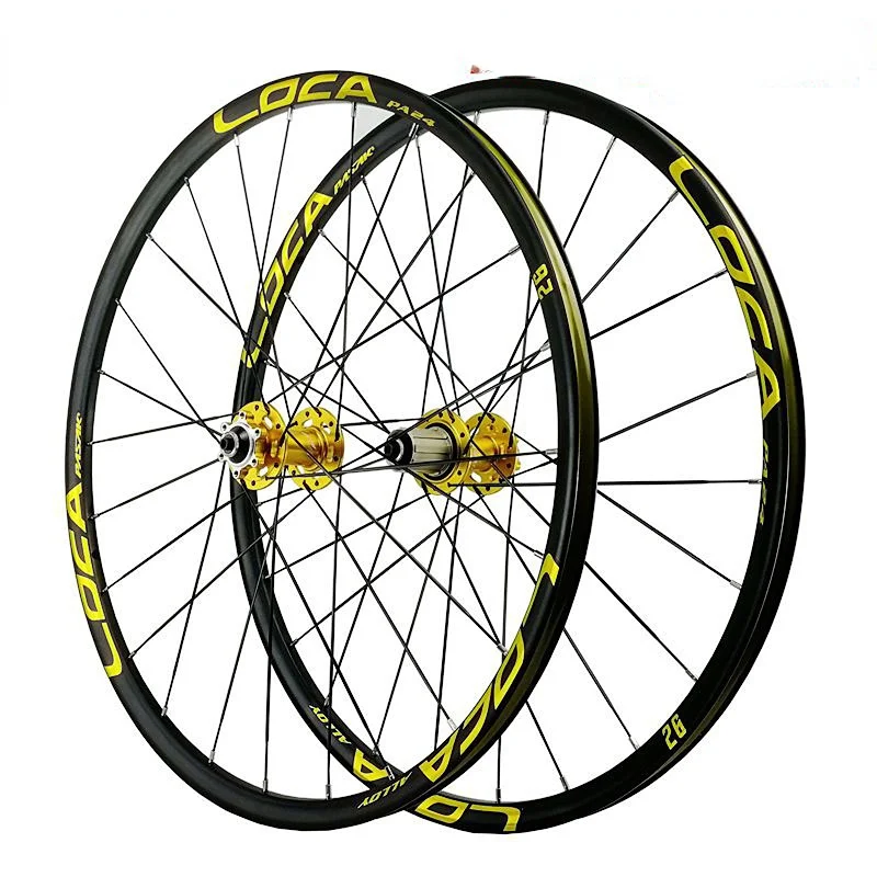 

Ultralight Mountain Bike Quick Wheel Set 26/27.5in 4 Bearing Flat Strip 6 Nail Disc Brake Wheel 6 Claw Bike Components Mzyyh