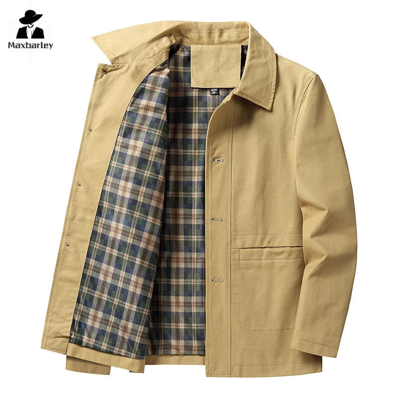 MA-1 Bomber Jacket Men's 2024 New Spring And Autumn Lapel Slim Coat Men's Casual Outdoor Camping Clothes Gabardina Hombre