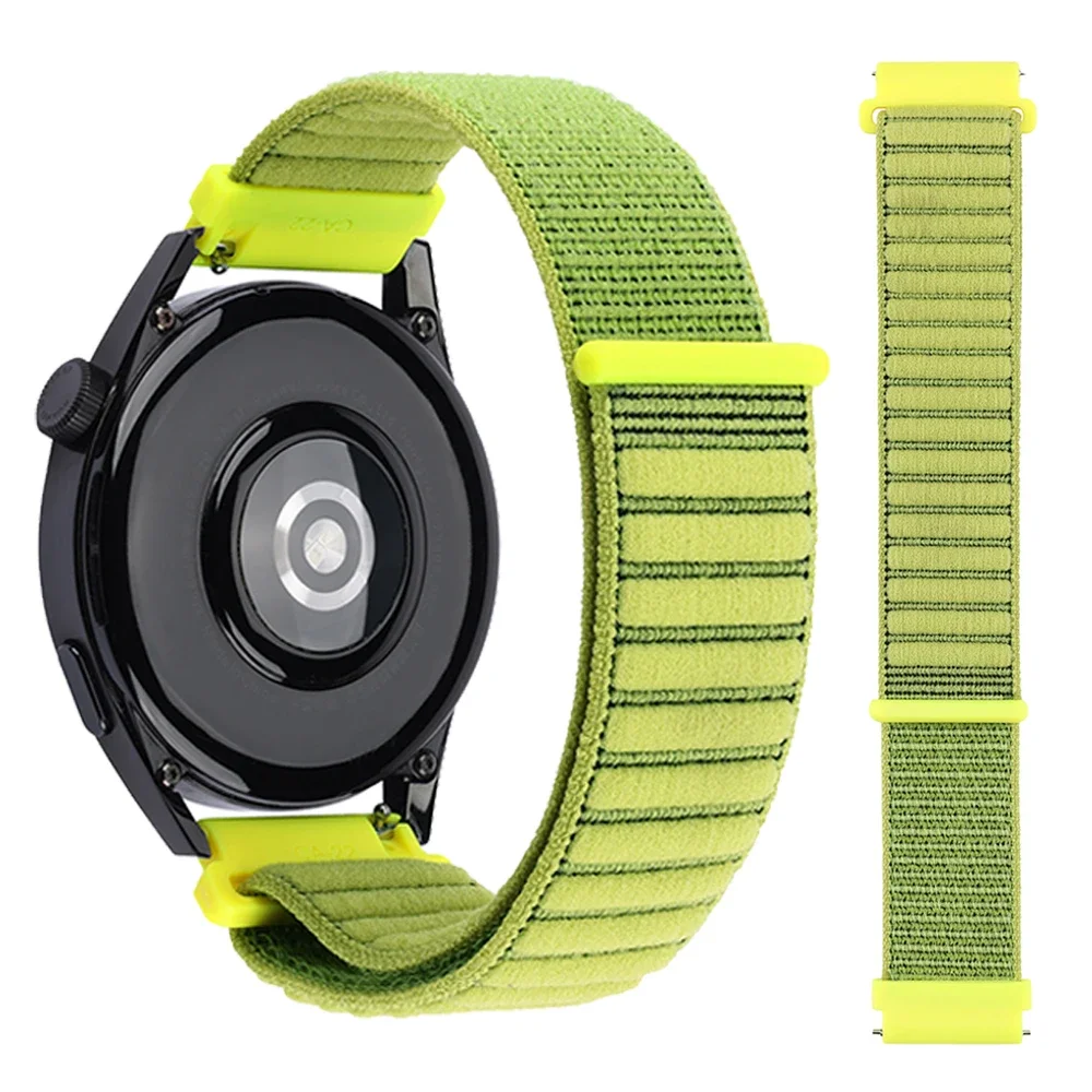 Durable Nylon Sports Watch Strap - 20/22mm, Multiple Colors Available
