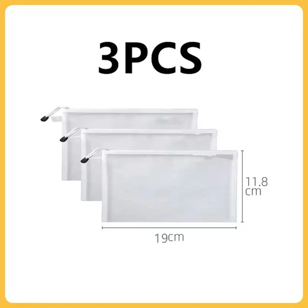 Toy Storage and Organization Set: Building Block Puzzle Bag and Transparent Zippered Storage Box