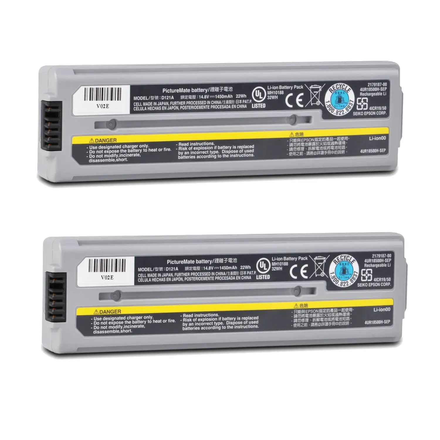 Batteria Per Stampante Batmax D121A Per Epson Picturemate Snap, Charm Picturemate, Picturemate Dash - Pm 260,Picturemate Flash - Pm 280