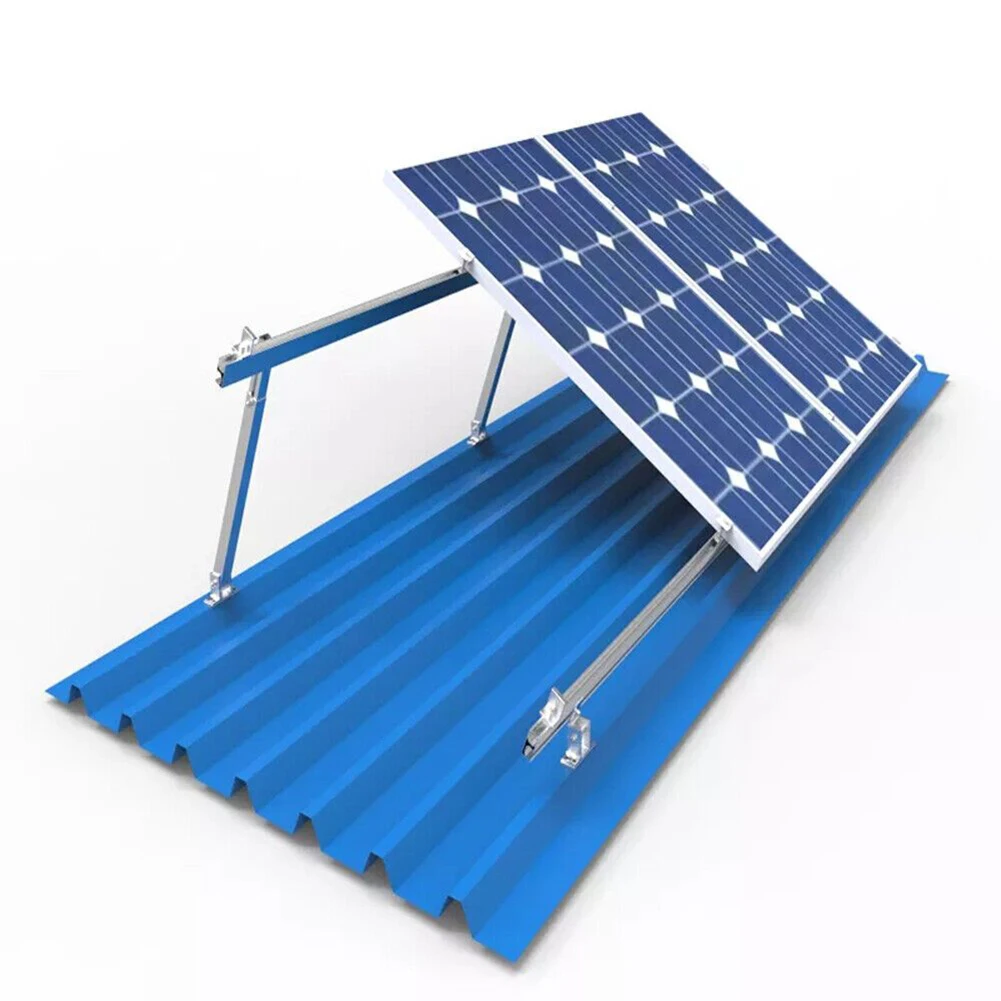 Description Picture 6 of itemSolar Panel Mounting Bracket Module Brackets PV Mounting Adjustable Bracket Aluminum Assembly Roof Flat Photovoltaic Support