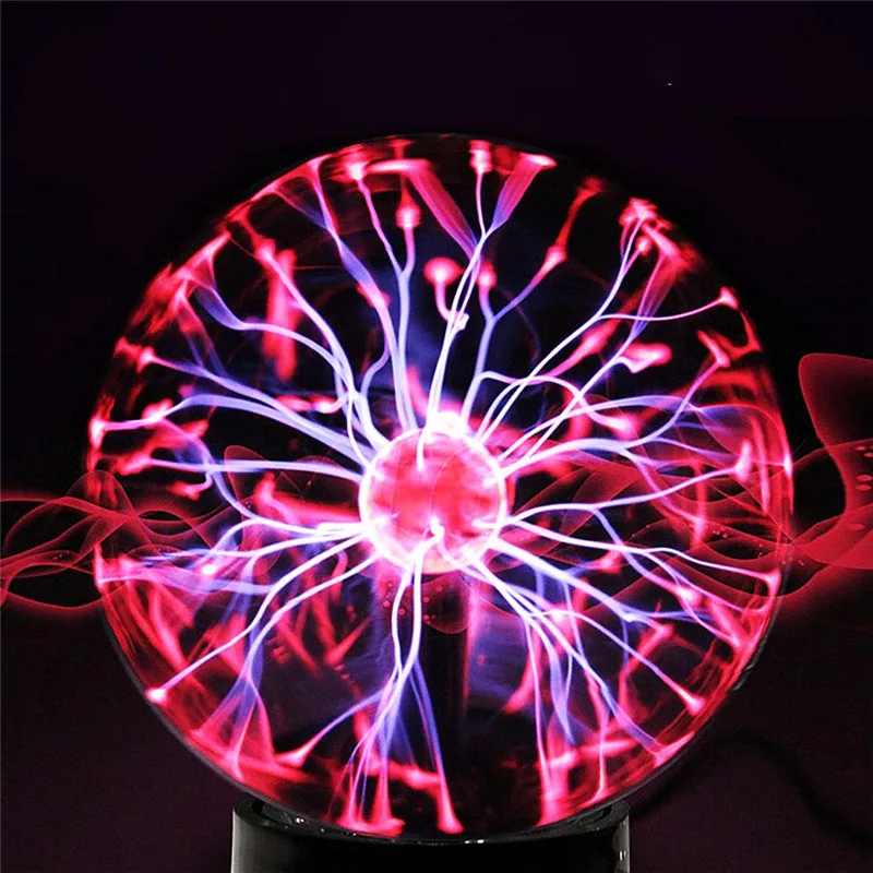 Novelty Magic Plasma Ball Light 3/4/5/6/8Inch Touch Night Light Glass Plasma Lamp Kids Gift Christmas Party Decor Table Lights levitation table lamp neon sign night light novelty desktop decor lamp magic cube illusion lamp new personalized table lights