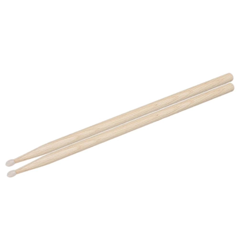 

2pcs Rock Band Coated 5A Natural Maple Wood Tip Bass Drum Stick Drumsticks