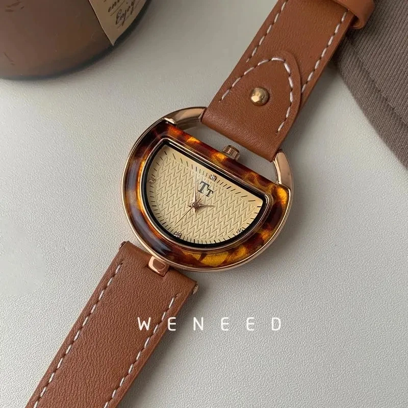 Fashionable Elegant Retro High-End Simple Quartz Watch Ladies Girls Gift Ladies Accessories Relojes Para Damas