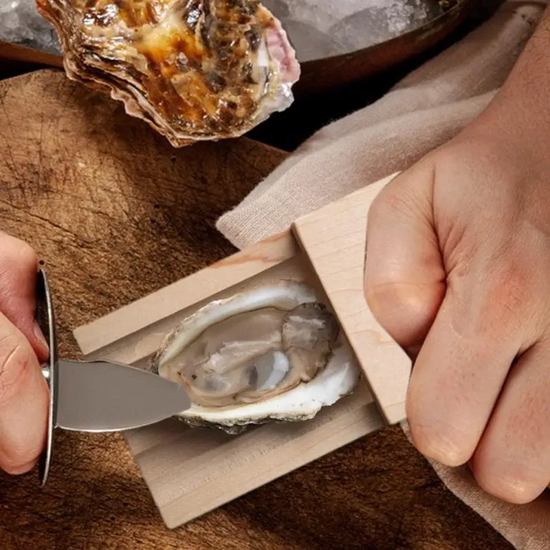 

Щипцы для резки устриц, щипцы для морепродуктов, держатель для моллюсков, ручной щипцы для моллюсков, щипцы для резки моллюсков, деревянный поднос с открывающимся зажимом