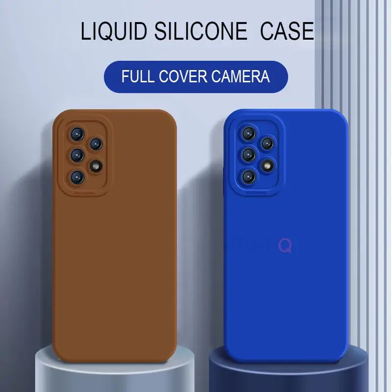 Matte Liquid Silicone Case with Camera Protection