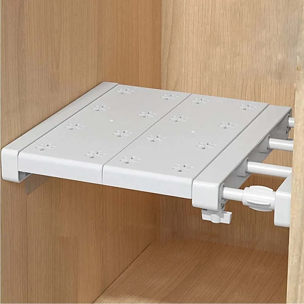 1PC Retractable Closet Dividers Closet Divider Layer Shelf Are Suitable for Closet Dorm Storage Partitions