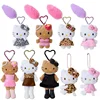 Kawaii Popular Long Legs KT Cat Plush Doll Keychain Pendant Cute Cartoon 11/13/16CM Doll Toy Backpack Pendants Gifts for Friends 1