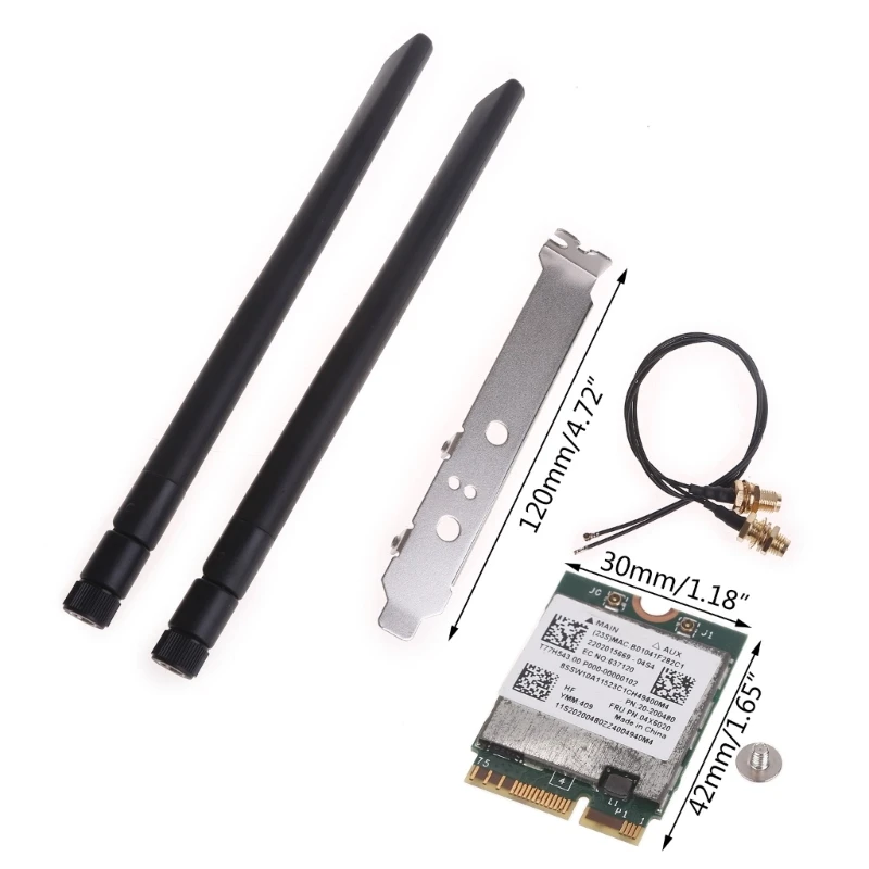 2.4G/ 5G BT4.0 M2 NGFF 듀얼-밴드 무선 네트워크 카드 BCM94352Z BCM94352