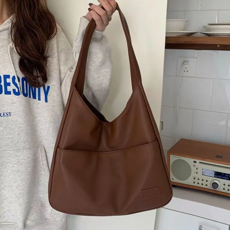 

Women Trendy Shoulder Bag Large Capacity Tote Bag Simple Fashion Handbags