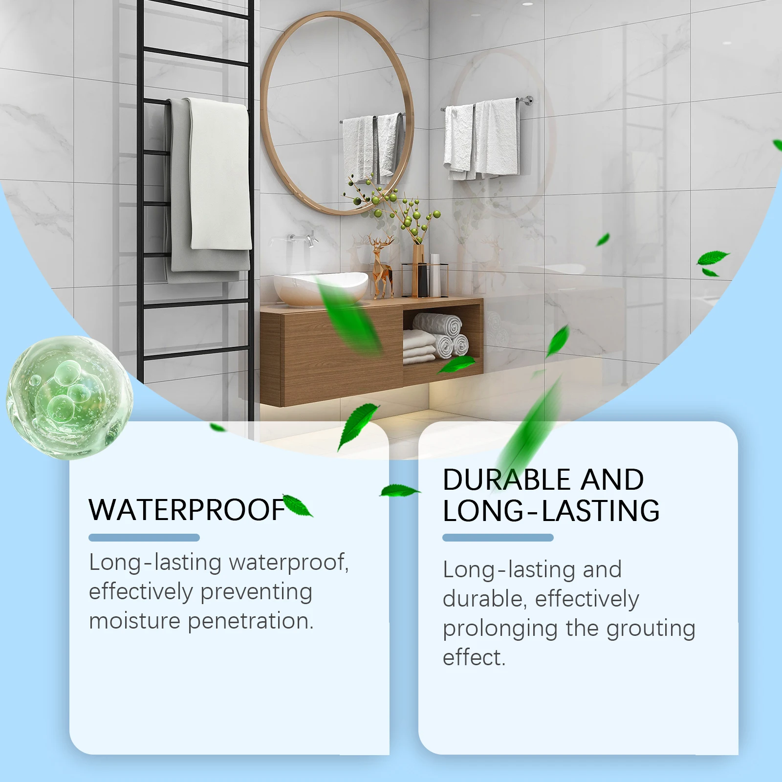 200g Seam Isolating Pastes Tile Grout Protections Wax with Easy Application Heat Resistant and Washable for Home Renovation