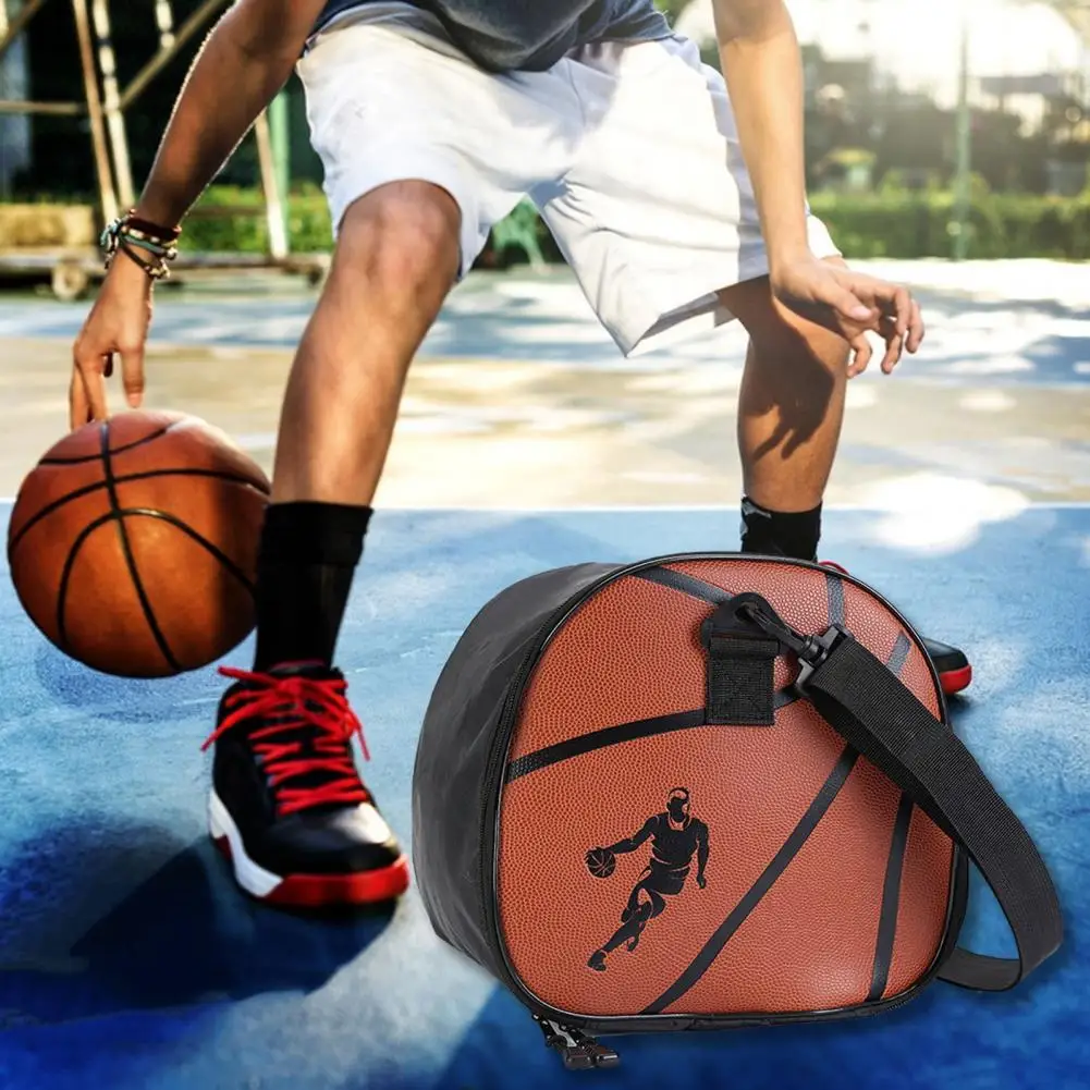 Fashion Basketball Bag Adjustable Strap Storage Water-Resistant Outdoor Ball Sports Carrying Bag