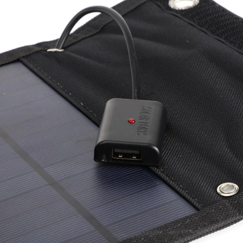 Caricatore Solare Pieghevole da 100W con Uscita USB 5V, Celle Solari Portatili per Ricarica Telefono, Casa, Campeggio, Escursionismo - Image 6