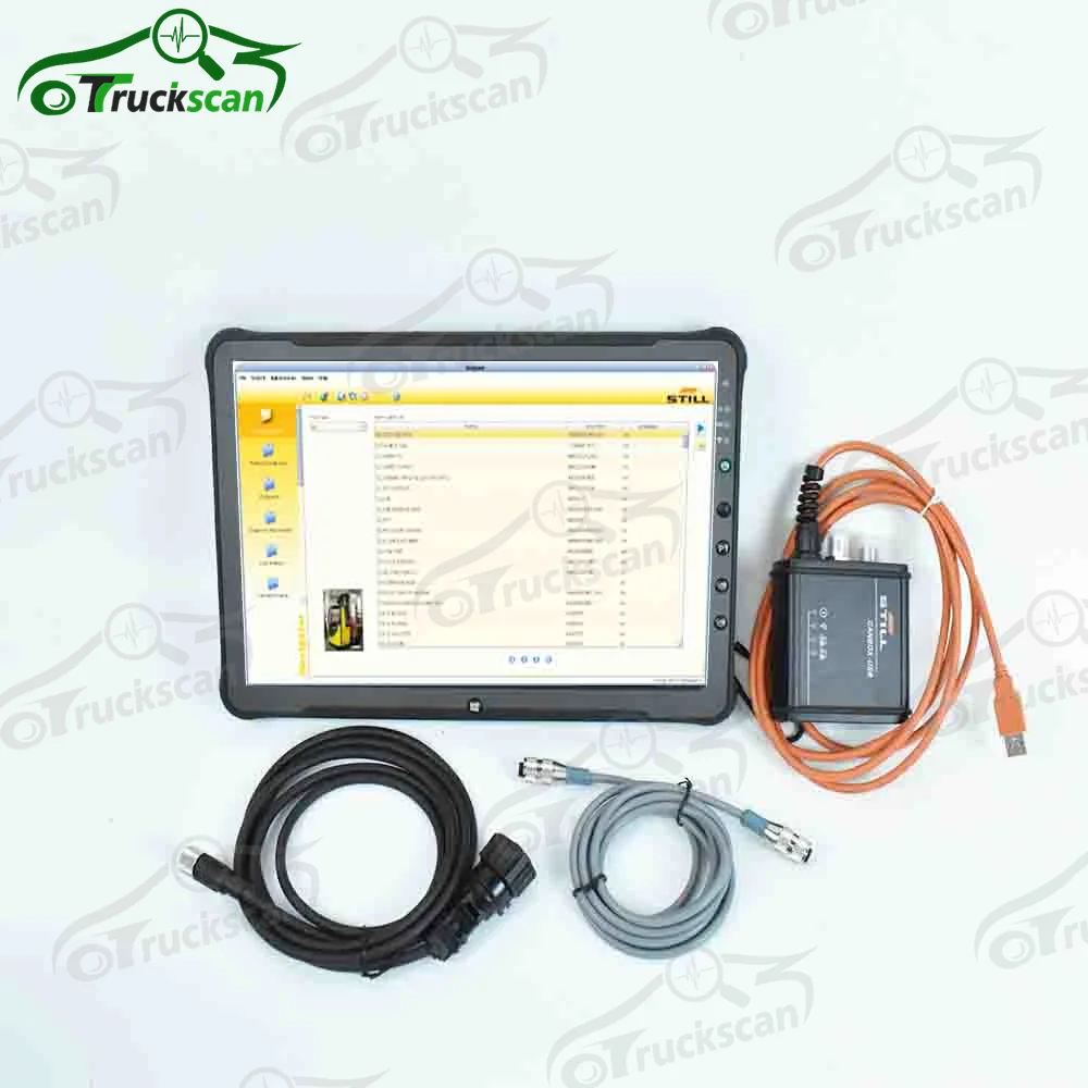 

Forklift Scanner Tools for Still Incado Box 50983605400 cable Diagnostic Kit for Still Interface Canbox Still and F110 Tablet