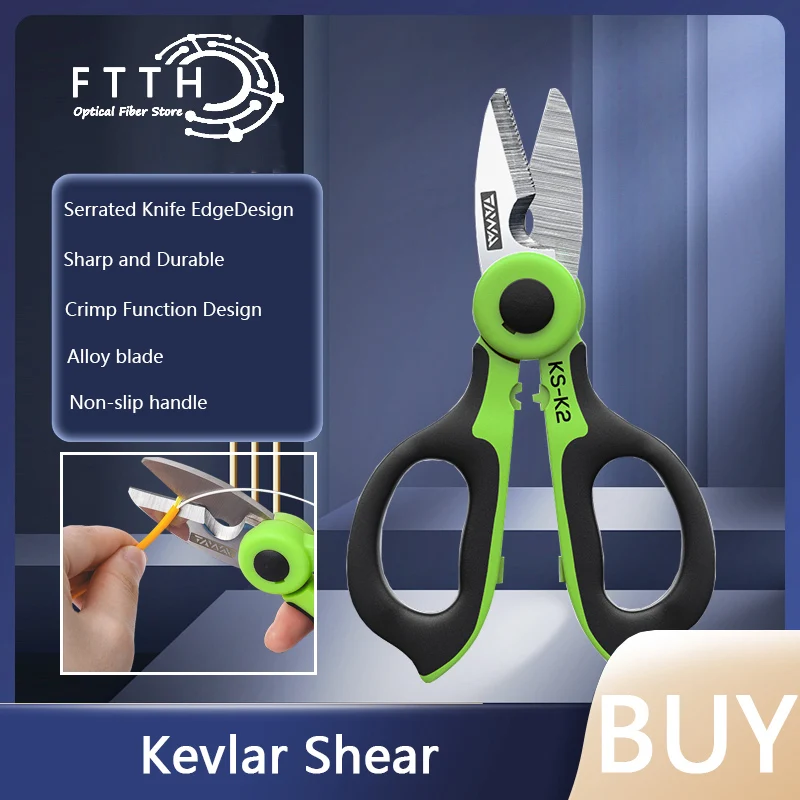 Ks-K2 Forbici In Fibra Ottica Kevlar Fibra Kevlar Spelafili Pinza A Spillo Taglierina Ottica In Kevlar Utensili Da Taglio In Fibra Ottica