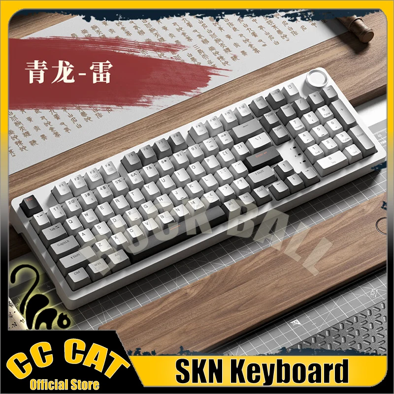 Skn Bluetragon 3.0 Tastiere Meccaniche Tastiera Wireless Bluetooth Guarnizione A 3 Modalità Hot-Swap Rgb Gamer Keyboard Mac Windows System