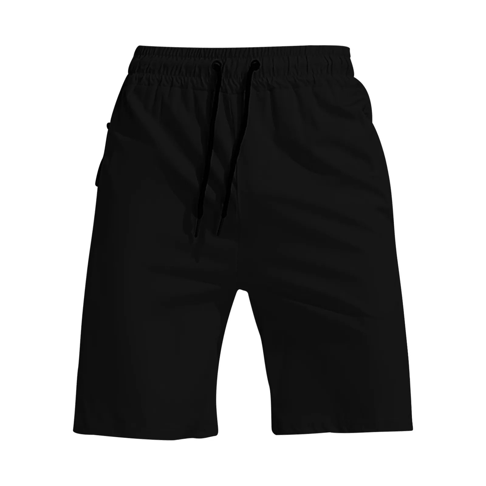 Swimming Trunks for Men Men's Summer Fitness Sports Leisure Solid Color Black Single Layer Athletic Shorts Men Big And Tall 5