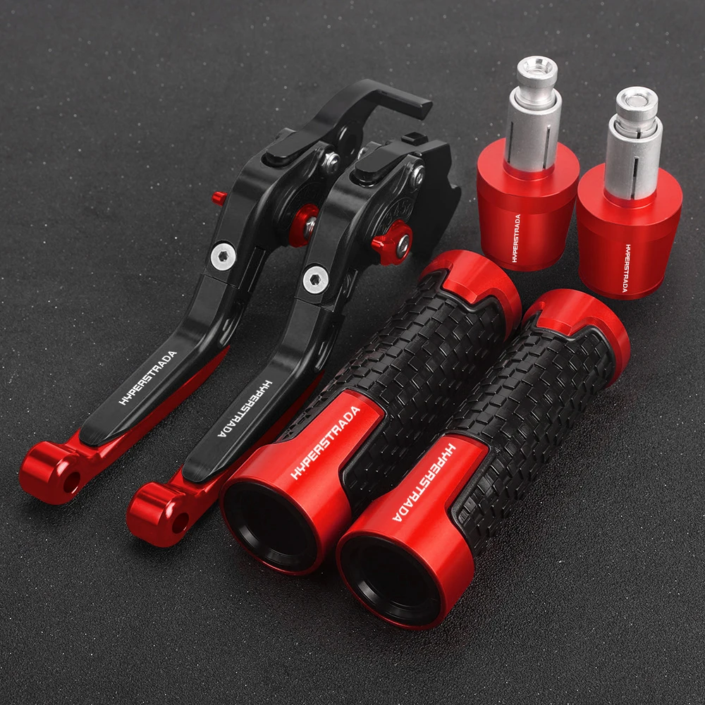 

For DUCATI HYPERMOTARD 821 2013 2014 2015 Motorcycle Accessories Brake Clutch Levers Handlebar Grip Ends Handle Hand Grips