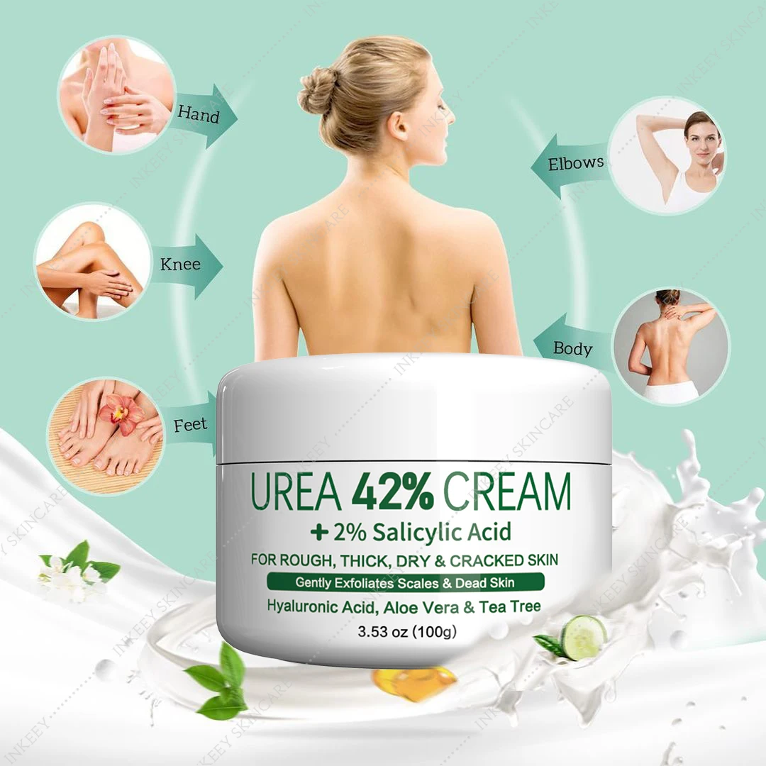 Body 42% Urea Cream Dry Heels Crack Foot Cream Feet Hand Cracked Repair Treatment Moisturizing Callus Dead Skin Remove Foot Care